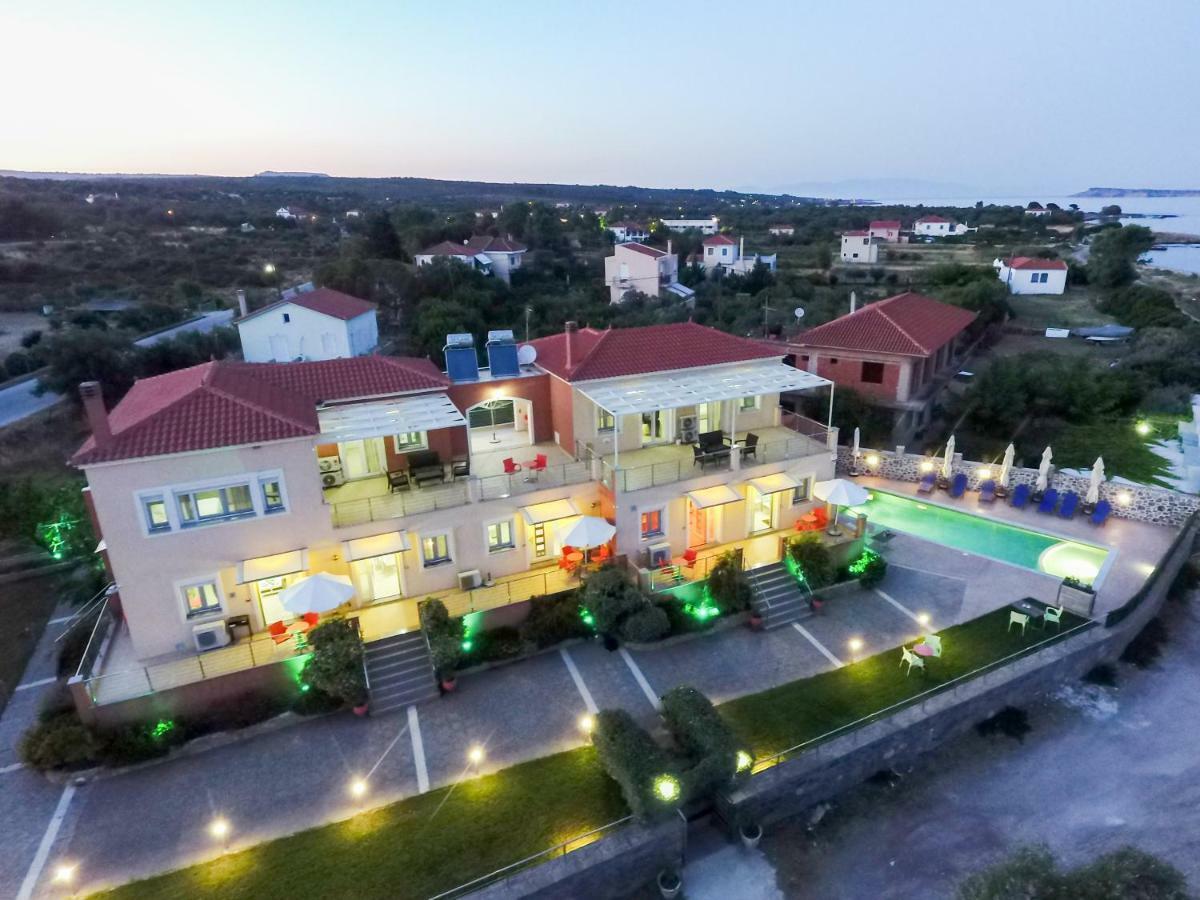 Palaiologou Panorama Apartments Mantamádos Exterior photo